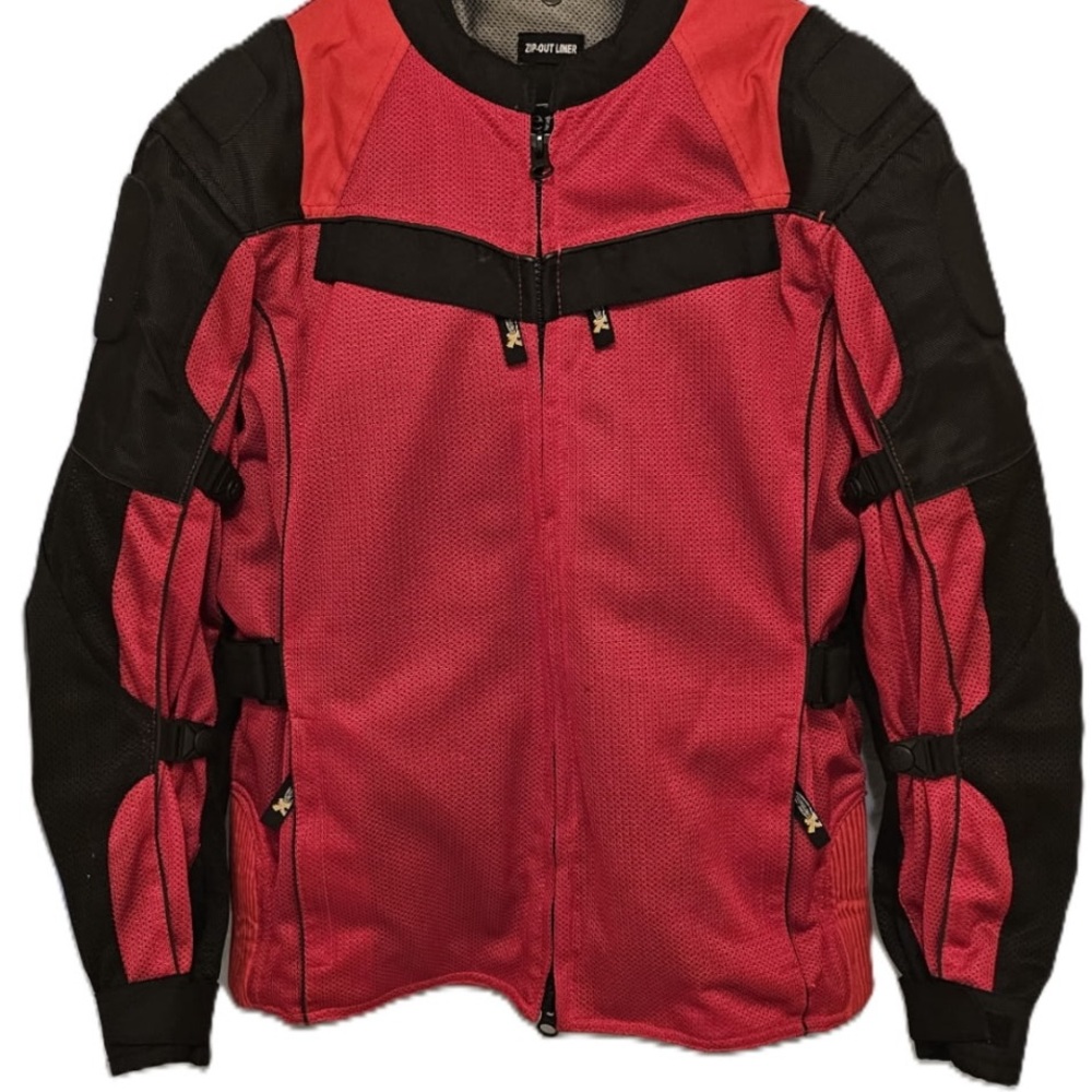 Men's Red and Black Performance Jacket L